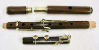 F.Besson London Traverso Flute, Wooden Flute 8 Key around 1885