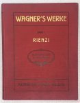 Wagner, Rienzi Vocal score Band 1