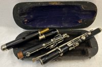 J.Basta Schönbach Traverso Flute, Wooden Flute 12 Key 1890