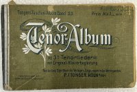 Tenor album, 31 tenor songs 1929