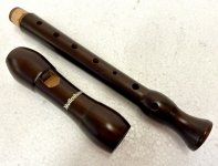 Mollenhauer Sopran Blockflöte Birnbaum gebeizt, deutsch