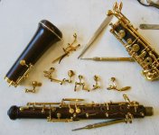 Oboe repair, cleaning