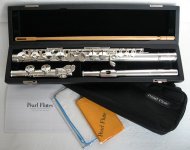 Pearl Alt Flute Model PFA-207 Silver Body