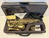 Selmer Alt Saxophon Serie III, Goldlack mit Gravur Bj. 2007