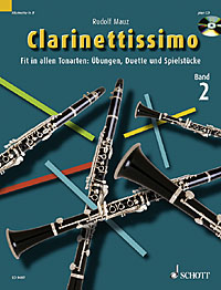 Clarinettissimo von R. Mauz Band 2 mit CD Clarinettissimo von R. Mauz Band 2 mit CD