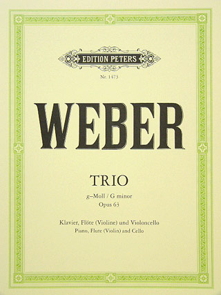 Weber, Klavier Trio g-moll op. 63