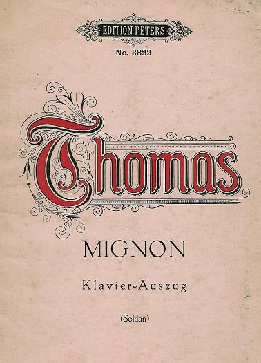 Thomas, Mignon Klavierauszug