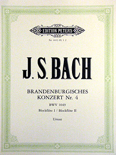 Bach J.S. Brandenburgisches Konzert Nr. 4 BWV 1049 Bach J.S. Brandenburgisches Konzert Nr. 4 BWV 1049