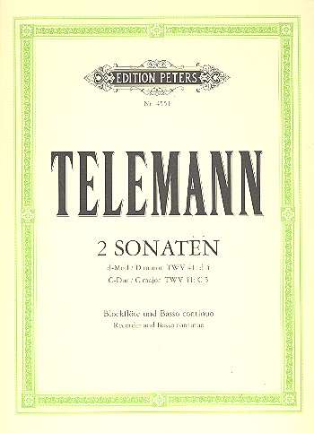 Telemann G.P. 2 Sonaten Telemann G.P. 2 Sonaten