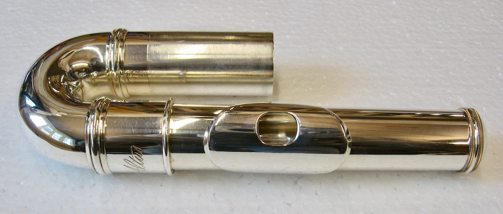 Altus Kopfstück gebogen, für Altflöte Silver Altus Kopfstück gebogen, für Altflöte Silver