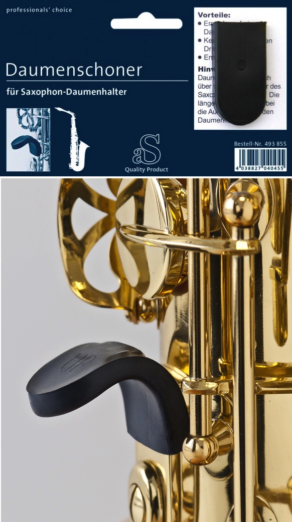Daumenschoner für Saxophon-Daumenhalter